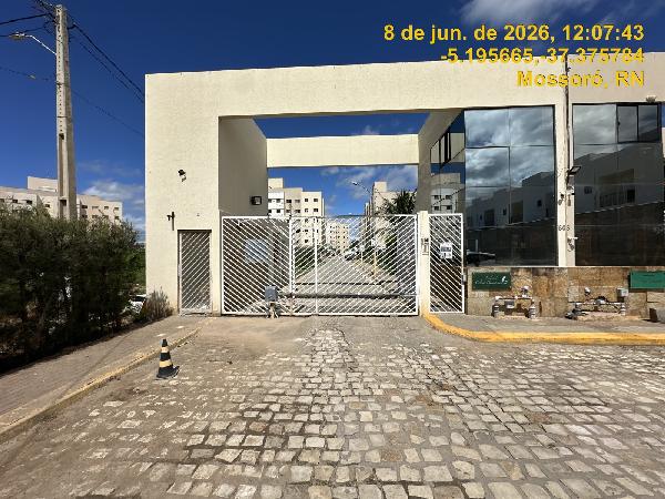 Apartamento em Mossoró, Aeroporto, Rua Espanha, N. 608, Apto 208, Bloco J, RN. Área: 47.77m2