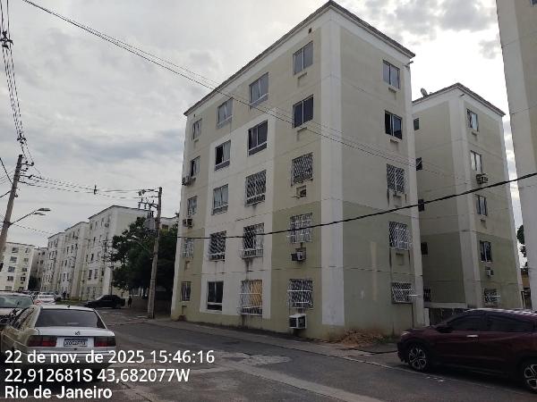 Apartamento em Rio de Janeiro, Santa Cruz, Rua  Francisco Belisario, N. 370, Apto 103, Bl 24, RJ. Área: 43.72m2