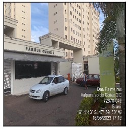 Apartamento em Valparaíso de Goiás, Parque Das Cachoeiras, Conjunto Residencial 7 Condominio 2, N. Sn, Apto 503, Bl H Vg 406, GO. Área: 44.01m2