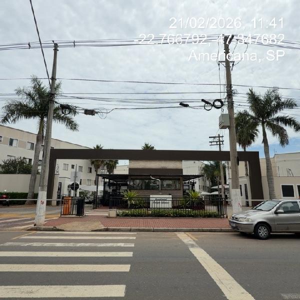 Apartamento em Americana, Jardim Terramerica I, Avenida Padre Oswaldo Vieira De Andrade, N. 1185, Apto 208, Pv 01 Bl 26 Subcond 02 Vg 991, SP. Área: 42.51m2