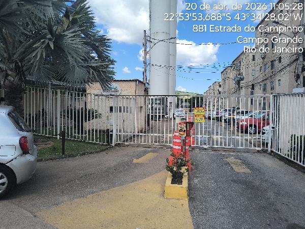 Apartamento em Rio de Janeiro, Campo Grande, Estrada Do Campinho, N. 885, Apto 406,  Bl 04 Lt 02, RJ. Área: 43.39m2