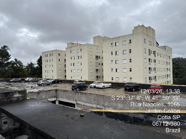 Apartamento em Cotia, Jardim Colibri, Rua Napoles, N. 876, Apto 36, 3º Pav, Bl 2, SP. Área: 50.29m2