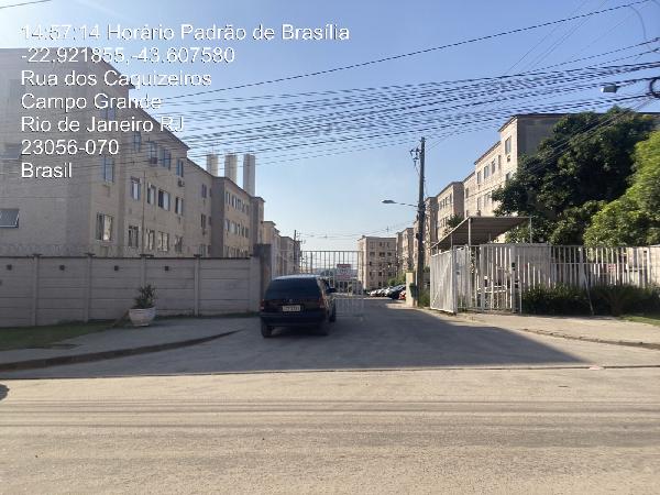 Apartamento em Rio de Janeiro, Cosmos, Rua Dos Caquizeiros, N. 48, Apto 504, Bl 01,  Lt 25, Qd C, Pal 13020, RJ. Área: 44m2