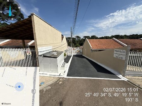 Casa em Fazenda Rio Grande, Estados, Rua Rio De Janeiro, N. 381, Cs 15, PR. Área: 40.8m2
