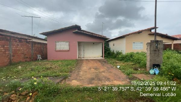 Casa em Demerval Lobão, Pq Vaquejador, Rua SÃO Paulo, N. 180, Lt 190, PI. Área: 56m2