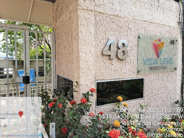 Apartamento em Rio de Janeiro, Cosmos, Rua Dos Caquizeiros, N. 48, Apto 406, Bl 04, Lt 25, Qd C, Pal 13020, RJ. Área: 43.39m2