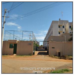 Apartamento em Planaltina, Chacaras Santa Maria, Loteamento Chacaras Santa Maria, N. Sn, Apto 203, Bl A, Ch 98-A, GO. Área: 44.29m2