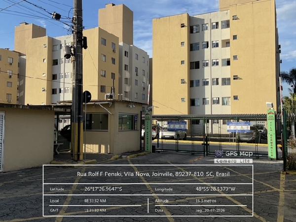 Apartamento em Joinville, Vila Nova, Rua Rolf F Penski, N. 0, Apto 403, Bl C, SC. Área: 50.75m2