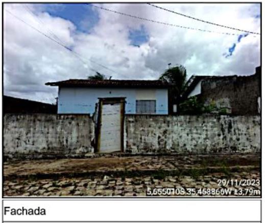 Casa em Ceará-Mirim, Planalto, Rua Raimundo Varela, N. 70, Qd G Lt 14, RN. Área: 46.94m2