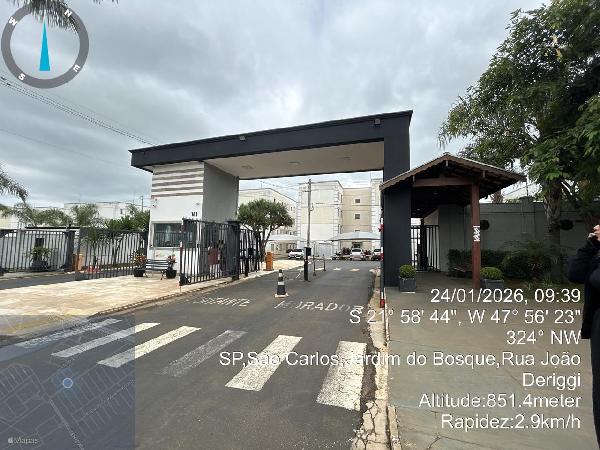 Apartamento em São Carlos, Parque Fehr, Rua Joao Deriggi, N. 181, Apto 403, 4 Pav  3 Andar Bl 19, SP. Área: 41.85m2