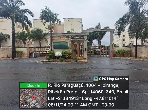 Apartamento em Ribeirão Preto, Ipiranga, Rua Rio Paraguacu, N. 1011, Apto 103, Bl06, SP. Área: 41.85m2
