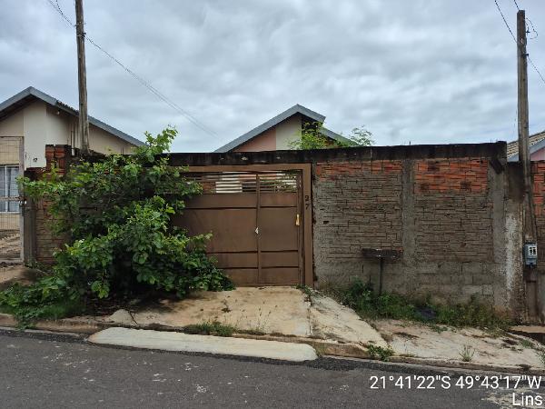 Casa em Lins, Residencial Jardim Antonio Alfonso, Rua Jose Marin, N. 27, Lt 25 Qd F, SP. Área: 46.74m2