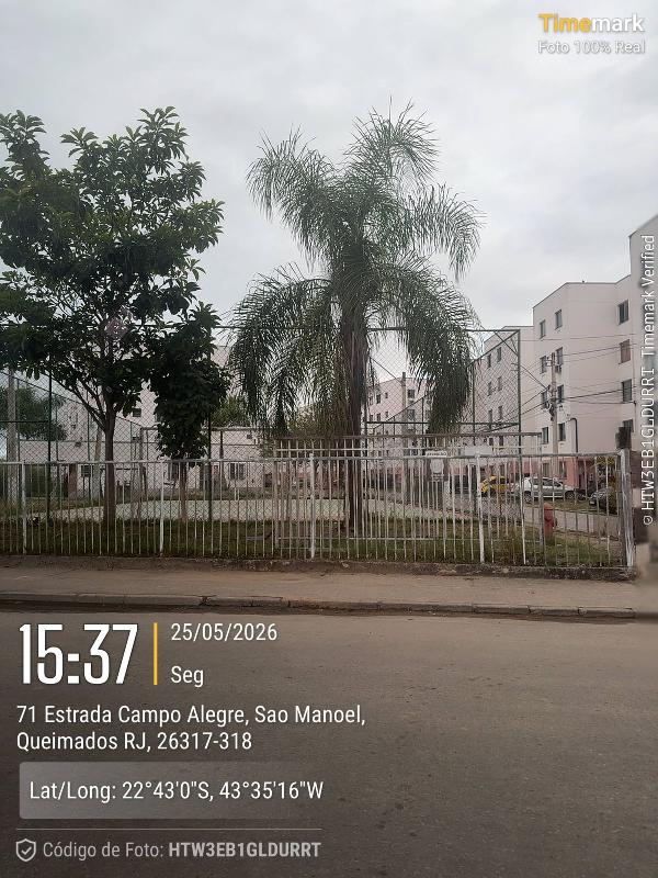 Apartamento em Queimados, Vila Bonanza, Estrada Cabucu -Queimados, N. 995, Apto 303, Bl 02, RJ. Área: 46.47m2