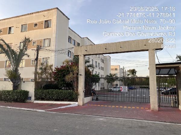 Apartamento em Campos dos Goytacazes, Parque Joquei Club, Rua JoÃO Cabral De Melo Neto, N. 81, Apto 204, Bloco 12, RJ. Área: 47.64m2