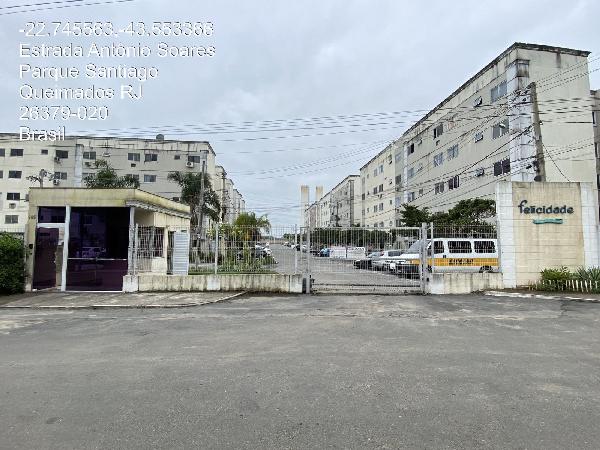 Apartamento em Queimados, Campo Alegre, Estrada Cabucu Queimados, N. 995, Apto 204, Bl 6, RJ. Área: 46.47m2
