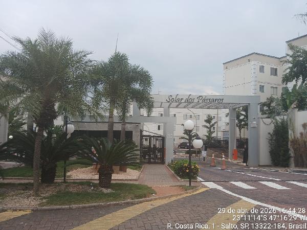 Apartamento em Salto, Olaria, Rua Das Nacoes Unidas, N. 600, Apto 301, Bl 46 Box 901, SP. Área: 41.47m2