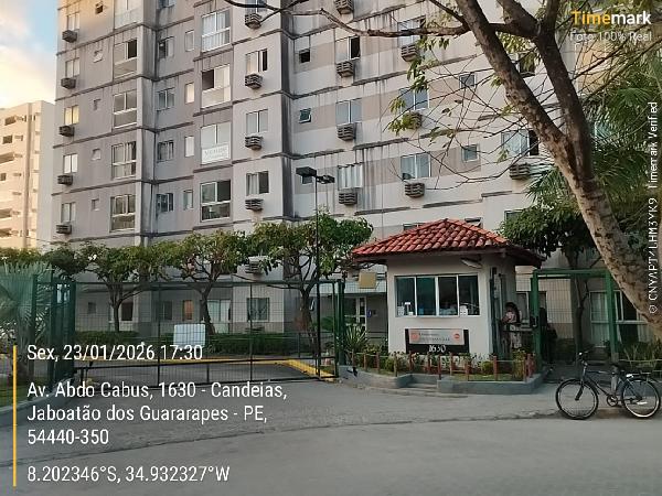 Apartamento em Jaboatão dos Guararapes, Candeias, Avenida Abdo Cabus, N. 1630, Apto 404, Bl 03, PE. Área: 45.58m2