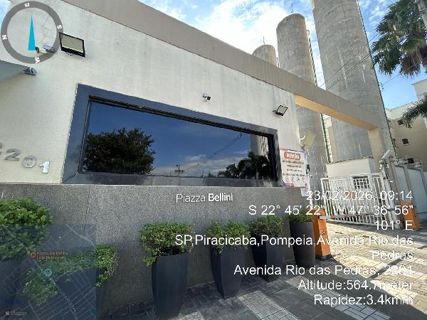 Apartamento em Piracicaba, Pompeia, Avenida Rio Das Pedras, N. 2201, Apto 103, Bl 60 Vg 959, SP. Área: 54.52m2