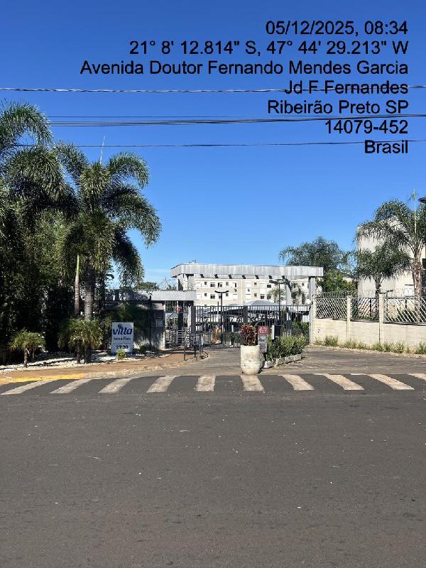 Apartamento em Ribeirão Preto, Jardim Diva Tarla De Carvalho, Avenida Doutor Fernando Mendes Garcia, N. 2720, Apto 33, Bl D Torre 1, SP. Área: 43.06m2