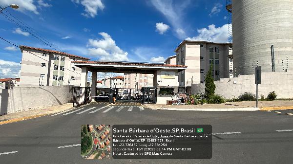 Apartamento em Santa Bárbara d'Oeste, Joias De Santa Barbara, Rua Geraldo Pereira De Brito, N. 454, Apto 21, Bl 11, SP. Área: 48.79m2