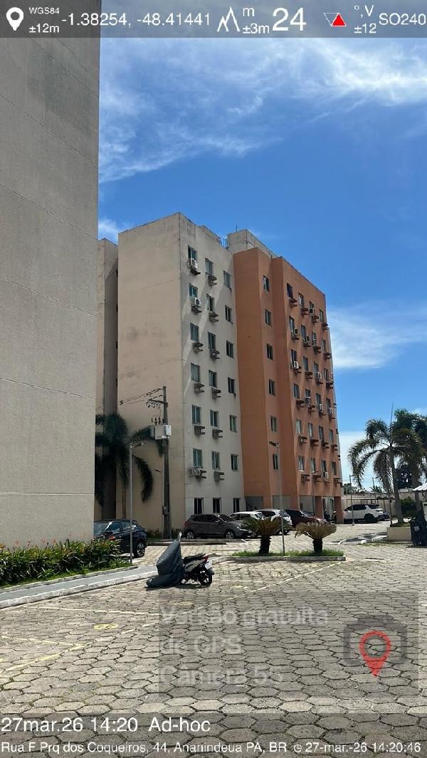Apartamento em Ananindeua, Coqueiro, Rua Travessa Sao Pedro, N. Sn, Apto 304, Bl D  Violeta, PA. Área: 54.85m2