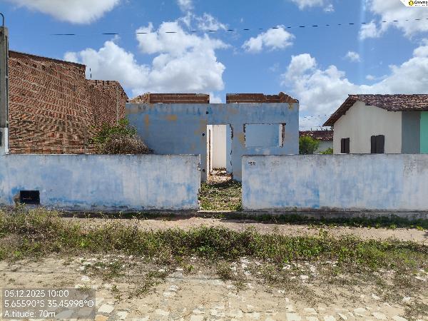 Casa em Ceará-Mirim, Planalto, Rua Murilo Lossio, N. 195, Lt 19, Qd Q-Q, RN. Área: 46.94m2