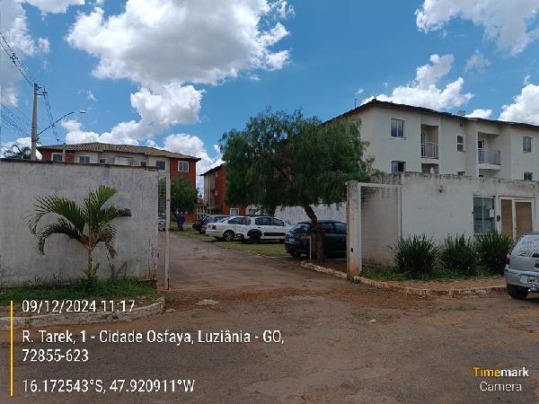 Apartamento em Luziânia, Cidade Osfaya, Rua Tarek, N. Sn, Apto 104, Bl A, Lt A1, Qd 20, TÉRreo, GO. Área: 60.9m2