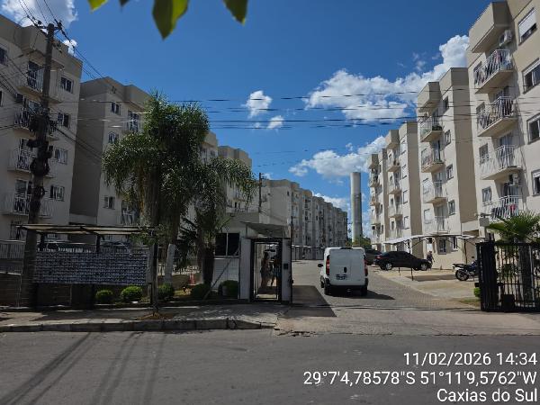 Apartamento em Caxias do Sul, Santa Fe, Rua Dos Tangaras, N. 1839, Apto 201,  Bl G 2 Pavimeto Estacionamento 73, RS. Área: 47.13m2
