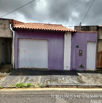 Casa em Araguari, S Seb.e Vieno, Rua D, N. 480, Lt 04 Qd 09, MG. Área: 49.79m2