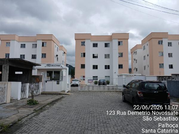 Apartamento em Palhoça, Sao Sebastiao, Rua Flor De Lis, N. 108, Apto 302, Bl B Vg 46, SC. Área: 45.38m2