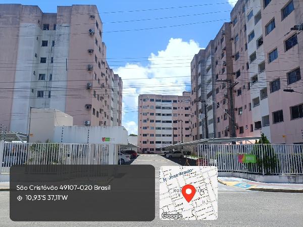 Apartamento em São Cristóvão, Quem Dera, Rua Maria Do Carmo Silva, N. 97/98/99, Apto 501, Bl Damasca Qd 08, SE. Área: 54.82m2