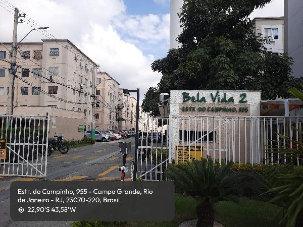 Apartamento em Rio de Janeiro, Campo Grande, Estrada Do Campinho, N. 955, Apto 204, Bl 05, RJ. Área: 44m2