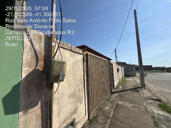 Casa em Campos dos Goytacazes, Donana, Rua  Jose Antonio P Salles, N. Sn, Lt 06 Qd C, RJ. Área: 45.46m2
