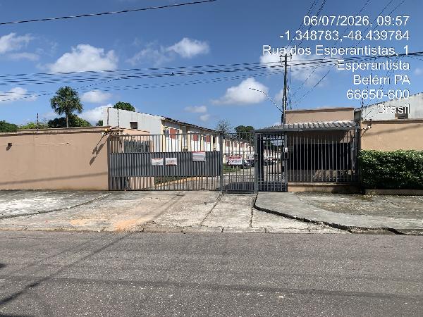 Casa em Belém, Coqueiro, Rua Esperantista, N. 888, Cs 102 Bl 21, PA. Área: 64.28m2