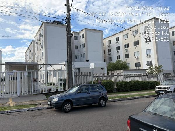 Apartamento em Canoas, Sao Jose, Rua Lopes Trovao, N. 45, Apto 103, Bl 8, RS. Área: 41.19m2