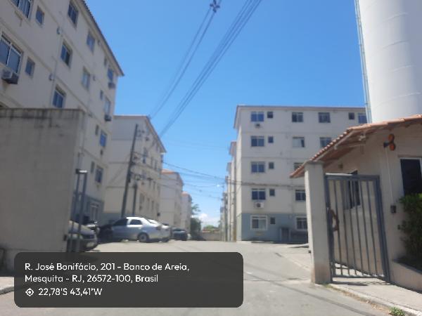 Apartamento em Mesquita, Rocha Sobrinho, Rua Jose Bonifacio, N. 201, Apto 101, Bl 13, RJ. Área: 42.9m2
