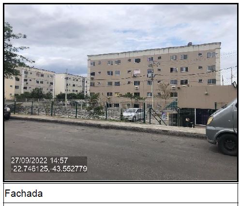 Apartamento em Queimados, Vila Sao Joao, Estrada Antonio Soares (Antiga Est Cabucu), N. 757, Apto 407, Bl 03, RJ. Área: 46.47m2