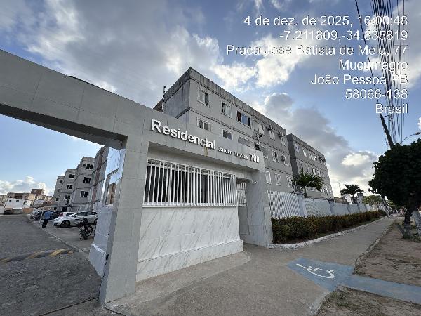 Apartamento em João Pessoa, Mucumagro, Rua Telegrafista Chateubriand Brasil Filho, N. 700, Apto 304, Bl B, PB. Área: 48.15m2