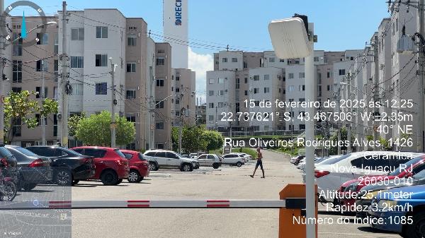 Apartamento em Nova Iguaçu, Ceramica, Rua Oliveiros Rodrigues Alves, N. 1476, Apto 403, Bl 13, RJ. Área: 43.08m2