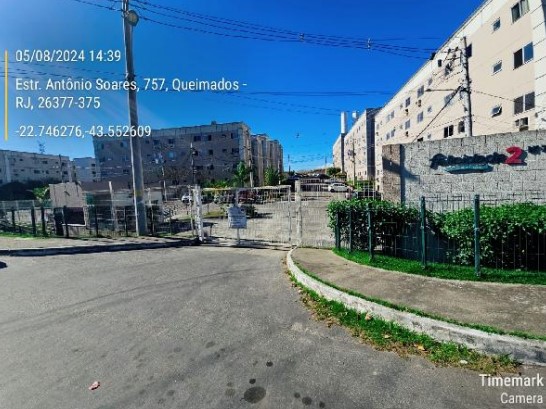 Apartamento em Queimados, Vila Sao Joao, Estrada Antonio Soares (Antiga Cabucu-Queimados), N. 757, Apto 303, Bl 05, RJ. Área: 46.47m2
