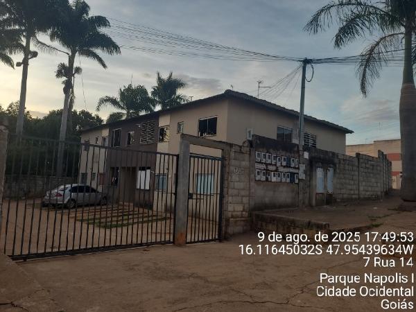 Apartamento em Cidade Ocidental, Parque Napolis A, Quadra 1, N. Sn, Apto 104, Bl 01, Lt 08, GO. Área: 51.99m2