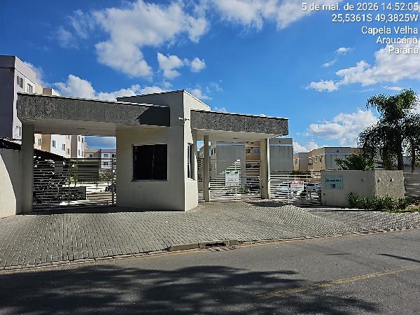 Apartamento em Araucária, Capela Velha, Rua Pelicano, N. 1065, Apto 126, Bl 01 2º Pav, PR. Área: 60.85m2