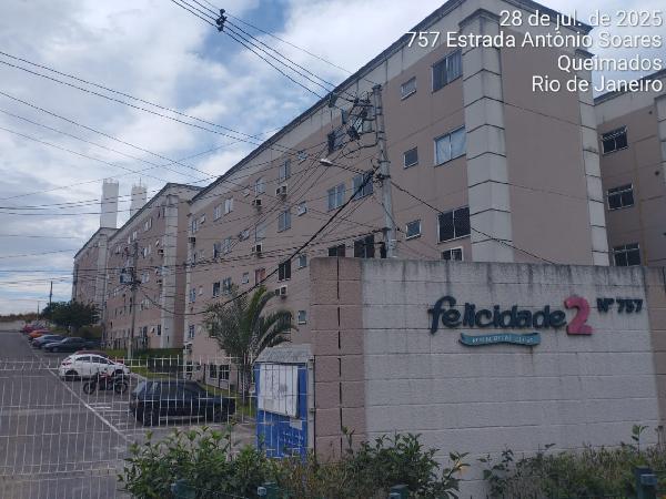 Apartamento em Queimados, Vila Sao Joao, Estrada CabuÇU-Queimados, N. 757, Apto 403, Bloco 03, RJ. Área: 46.47m2