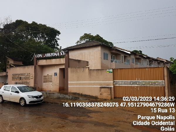 Apartamento em Cidade Ocidental, Parque Napolis B, Quadra 53, N. Sn, Apto 201, Lt 09, GO. Área: 48.65m2