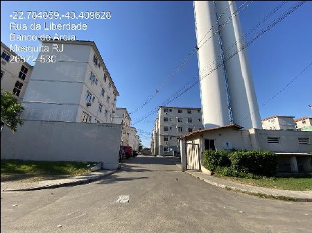 Apartamento em Mesquita, Rocha Sobrinho, Rua Jose Bonifacio, N. 201, Apto 503, Bl 07, Qd 77, Lt 321-A, RJ. Área: 42.9m2