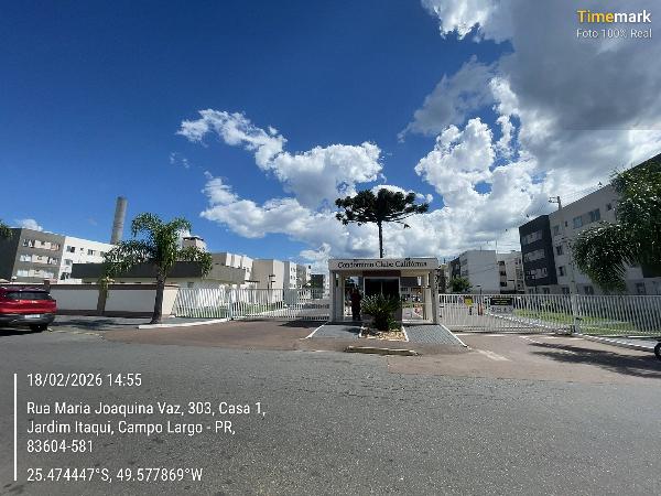 Apartamento em Campo Largo, Jardim Itaqui, Rua Maria Joaquina Vaz, N. 721, Apto 105, Terreo Bl 28 Vg 1040, PR. Área: 40.31m2
