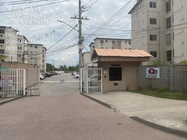 Apartamento em Rio de Janeiro, Santa Cruz, Estrada De Santa Eugenia, N. 3300, Apto 404, Bl 17, RJ. Área: 44.82m2