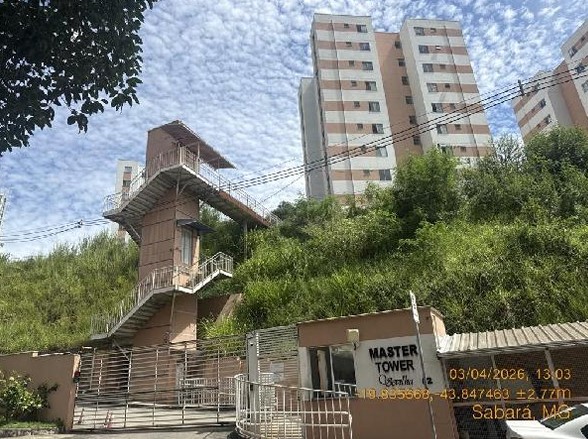 Apartamento em Sabará, Borba Gato, Rua Britanite, N. 2, Apto 502, Bl 05 Vg 20, MG. Área: 44.11m2