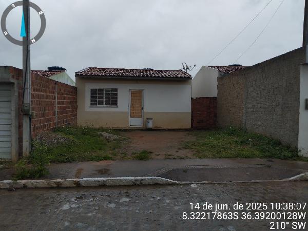 Casa em Belo Jardim, Euno Andrade Da Silva, Rua Marciano Vidal Pereira, N. 19, Lt 49, Qd 14, PE. Área: 46.3m2