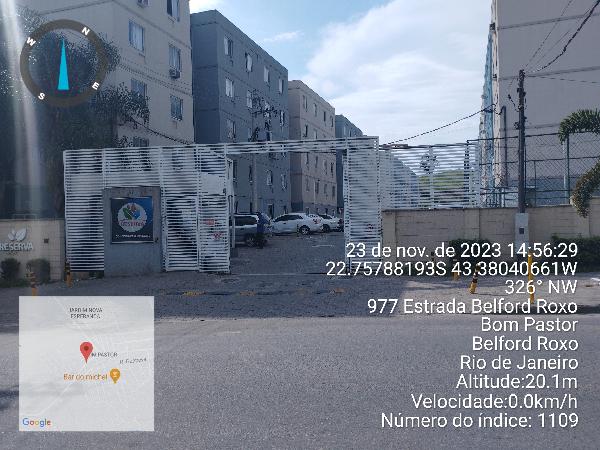 Apartamento em Belford Roxo, Bom Pastor, Estrada Belford Roxo, N. 977, Apto 3a-3, Bloco 03, RJ. Área: 45m2